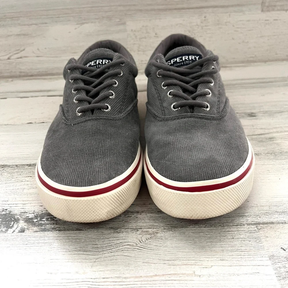 Sperry Top-Sider Men’s Size 10 Halyard CVO Canvas Corduroy Lace Up Casual Shoes